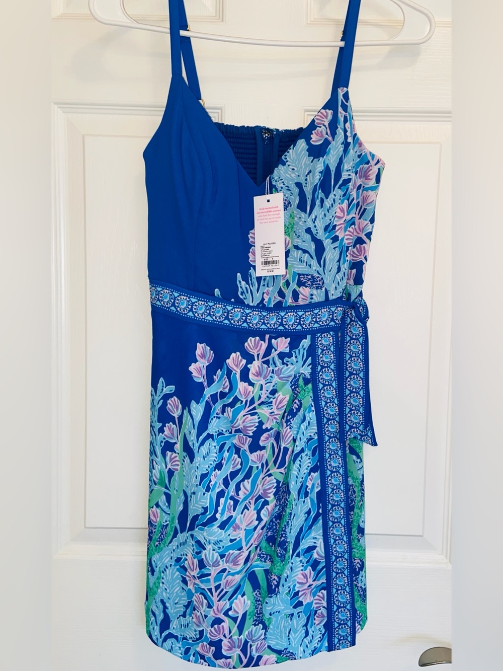 Lilly Pulitzer Nettie Romper Barton Blue Seacret Escape